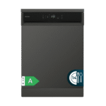 Bolero Aguazero 6800 Dark A Lavavajillas Dark de 60 cm, para 14 cubiertos, con eficiencia Clase A y el Motor Inverter Plus Duo. Disfruta de 8 programas versátiles, incluyendo Smart ProWash y SteamMax, junto con el innovador BlueWater System. Optimiza cada ciclo con Eco FlexWash y Comfort Wash, mientras el filtro antibacteriano y el programa AutoClean mantienen la higiene. Aprovecha la tecnología Dual Zone Wash, la función Half Load y la Delay Start para una experiencia de lavado superior.